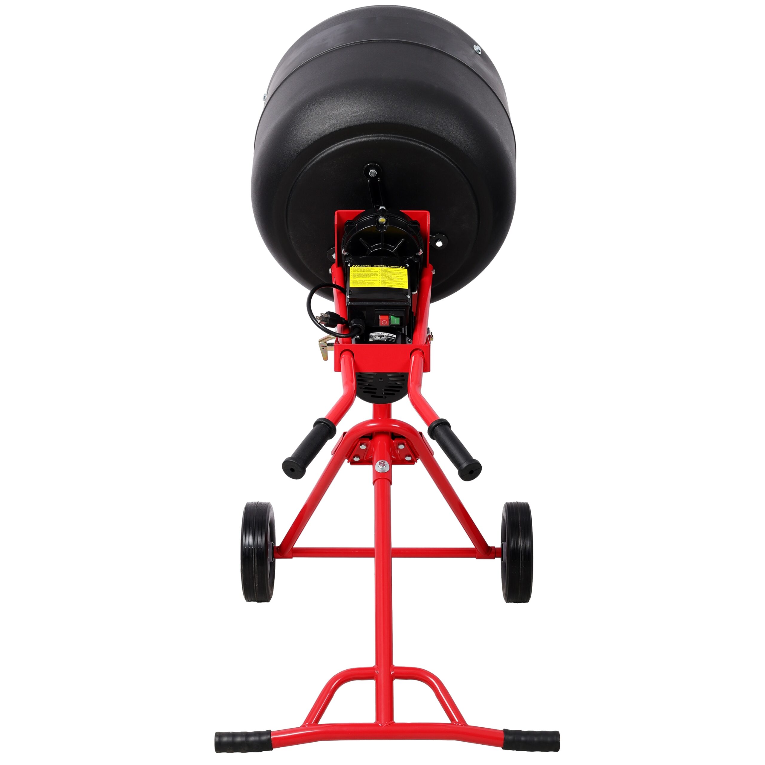 Huluwat 4 CUFT/110L Portable Electric Concrete Mixer Heavy Duty Poly Drum 110V/60Hz ETL Certificated for Mortar