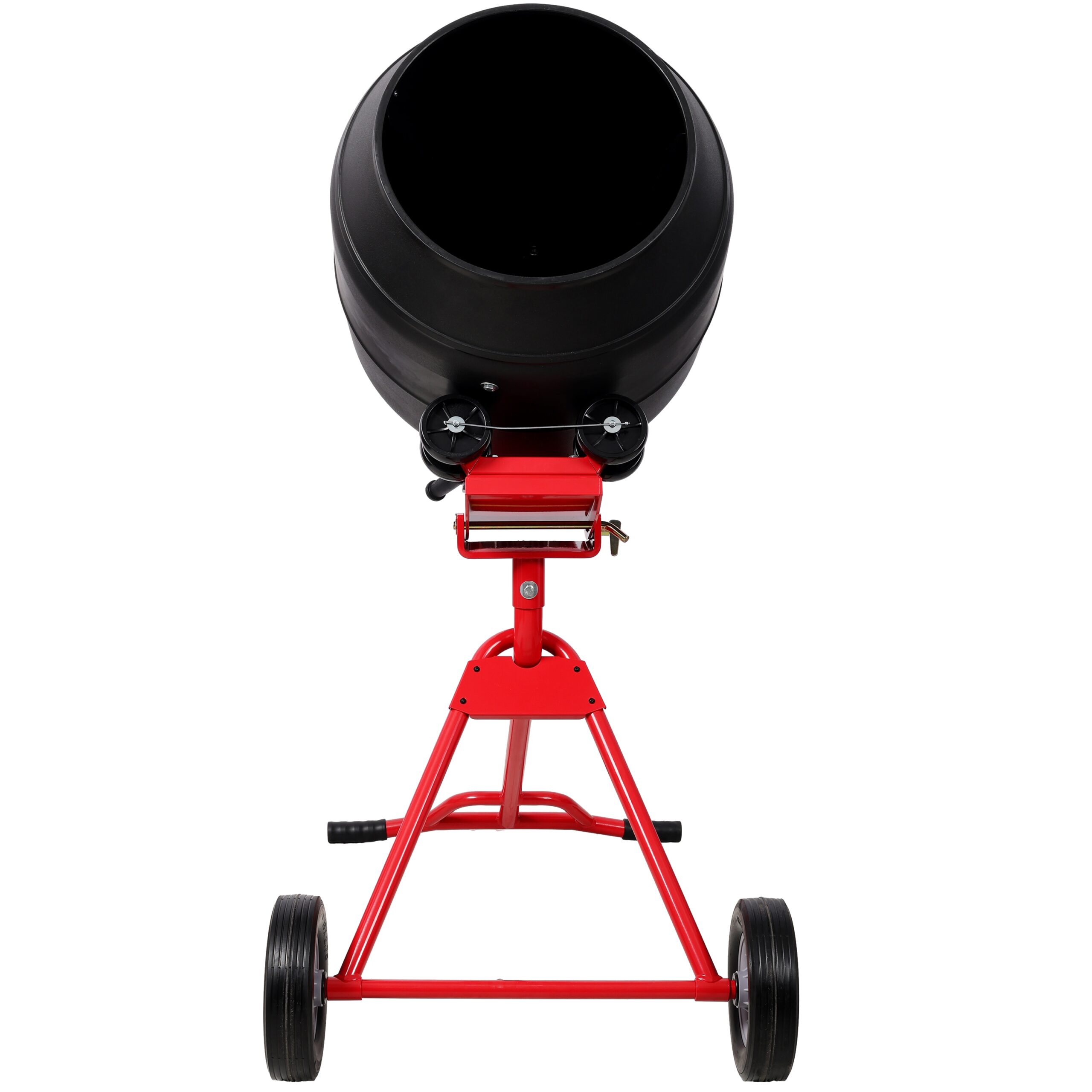 Huluwat 4 CUFT/110L Portable Electric Concrete Mixer Heavy Duty Poly Drum 110V/60Hz ETL Certificated for Mortar