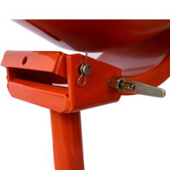 Tatayosi Orange 370-Watt Portable Electric Concrete Mixer Cement Mixing Barrow Machine Mixing Mortar with Wheel
