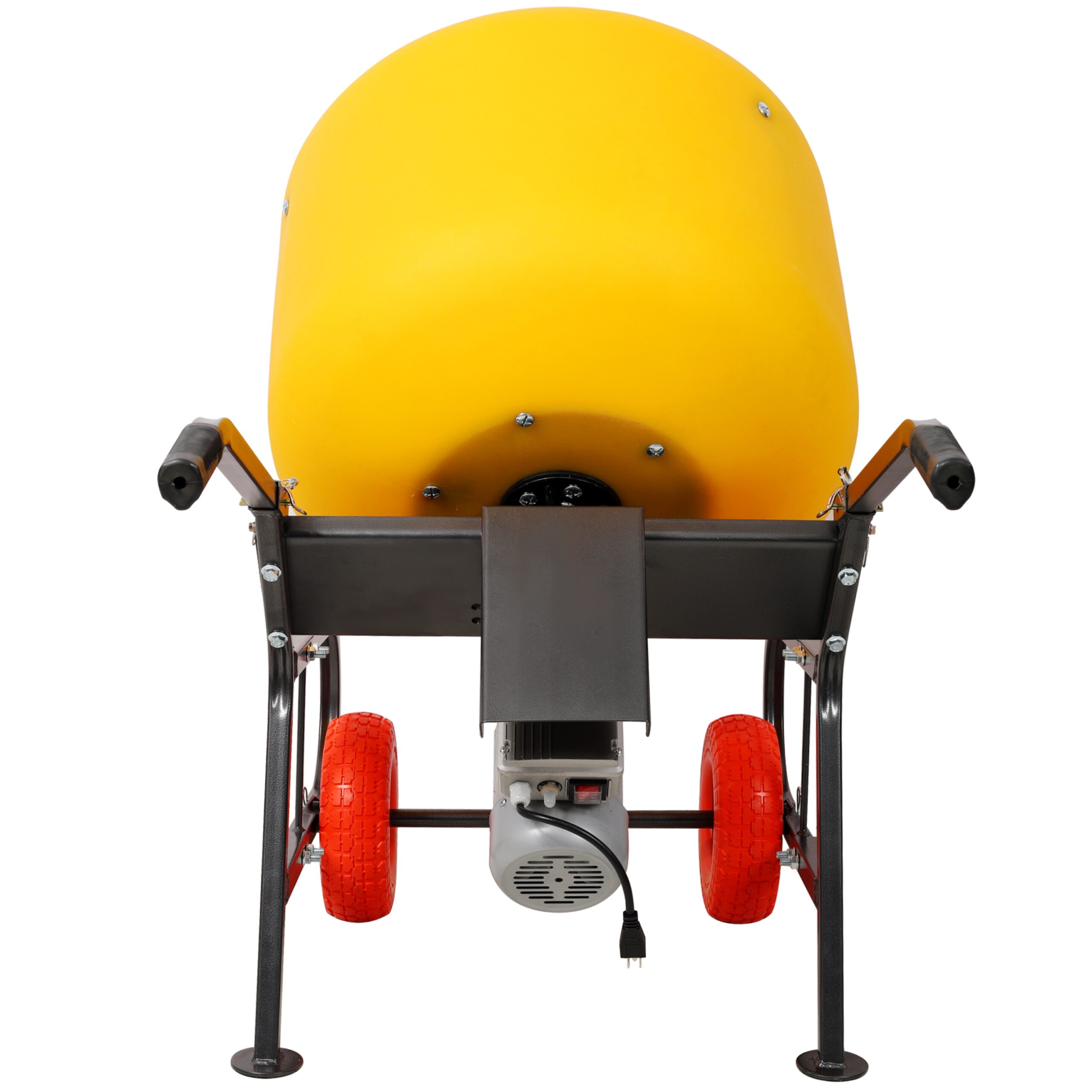 Tatayosi 6 CUFT-170L Portable Electric Poly Drum Concrete Mixer Heavy Duty Power Cement Mixing Machine for Mortar Stucco and Fodder