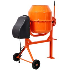 GDFStudio 4 2 Cu Ft Electric Cement Mixer Portable Concrete Mixer Machine for Mortar Stucco and Fodder Mixing
