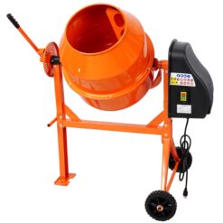 GDFStudio 4 2 Cu Ft Electric Cement Mixer Portable Concrete Mixer Machine for Mortar Stucco and Fodder Mixing