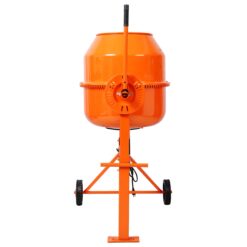 GDFStudio 4 2 Cu Ft Electric Cement Mixer Portable Concrete Mixer Machine for Mortar Stucco and Fodder Mixing