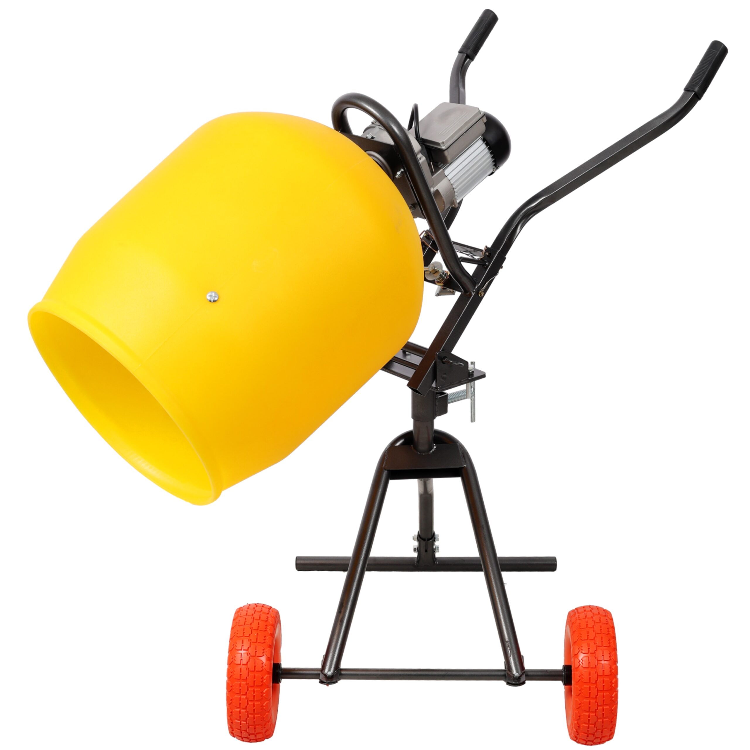 Tatayosi 3.5 CUFT-100L Portable Electric Poly Drum Concrete Mixer Heavy Duty Power Cement Mixing Machine for Mortar Stucco and Fodder