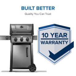 NAPOLEON Freestyle 365 Graphite Grey 3 -Burner Liquid Propane Gas Grill