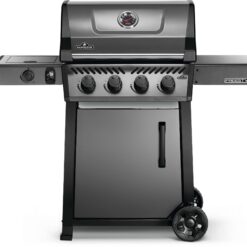 NAPOLEON Freestyle 425 Graphite Grey 4 -Burner Liquid Propane Gas Grill 1 -Side Burner