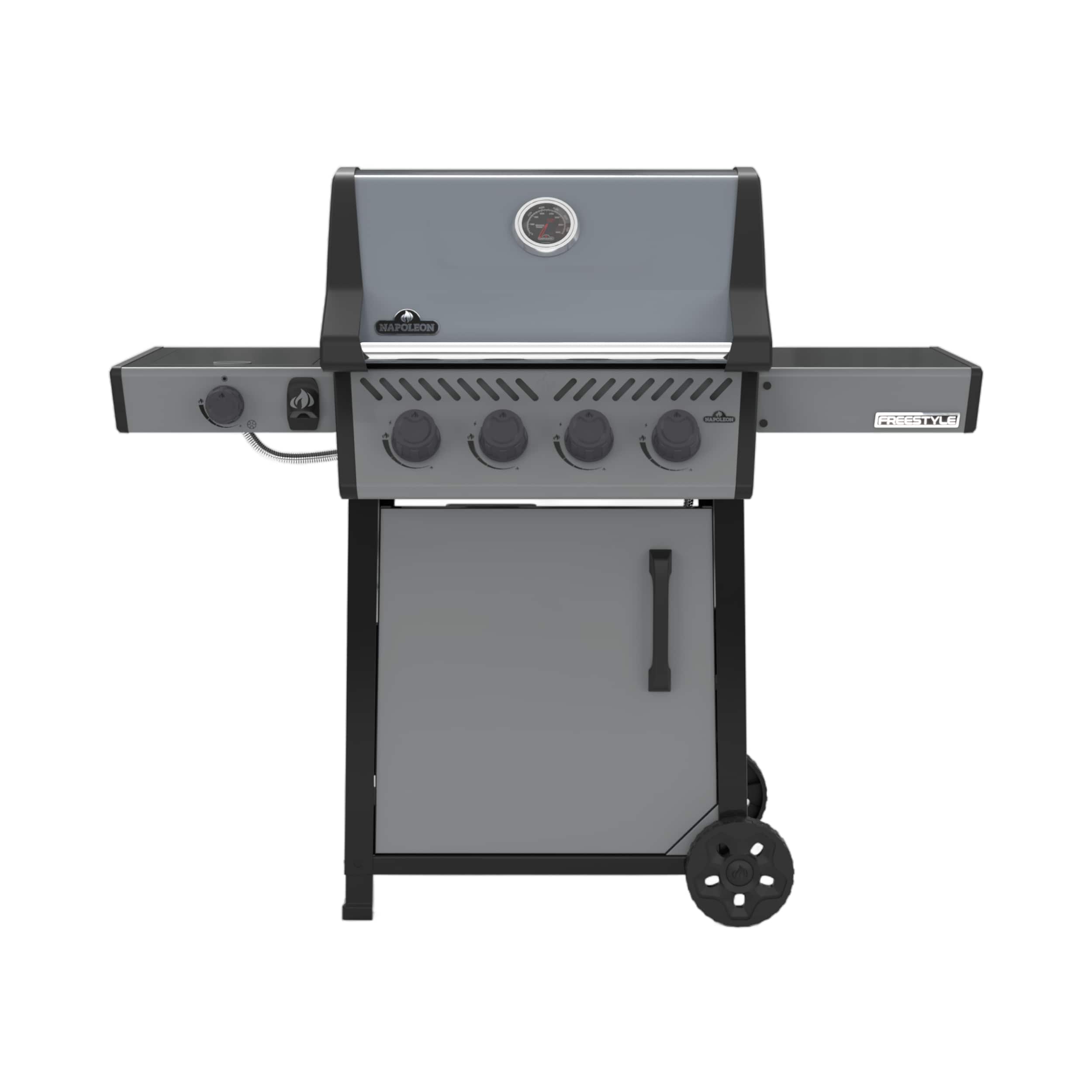NAPOLEON Freestyle 425 Graphite Grey 4 -Burner Liquid Propane Gas Grill 1 -Side Burner