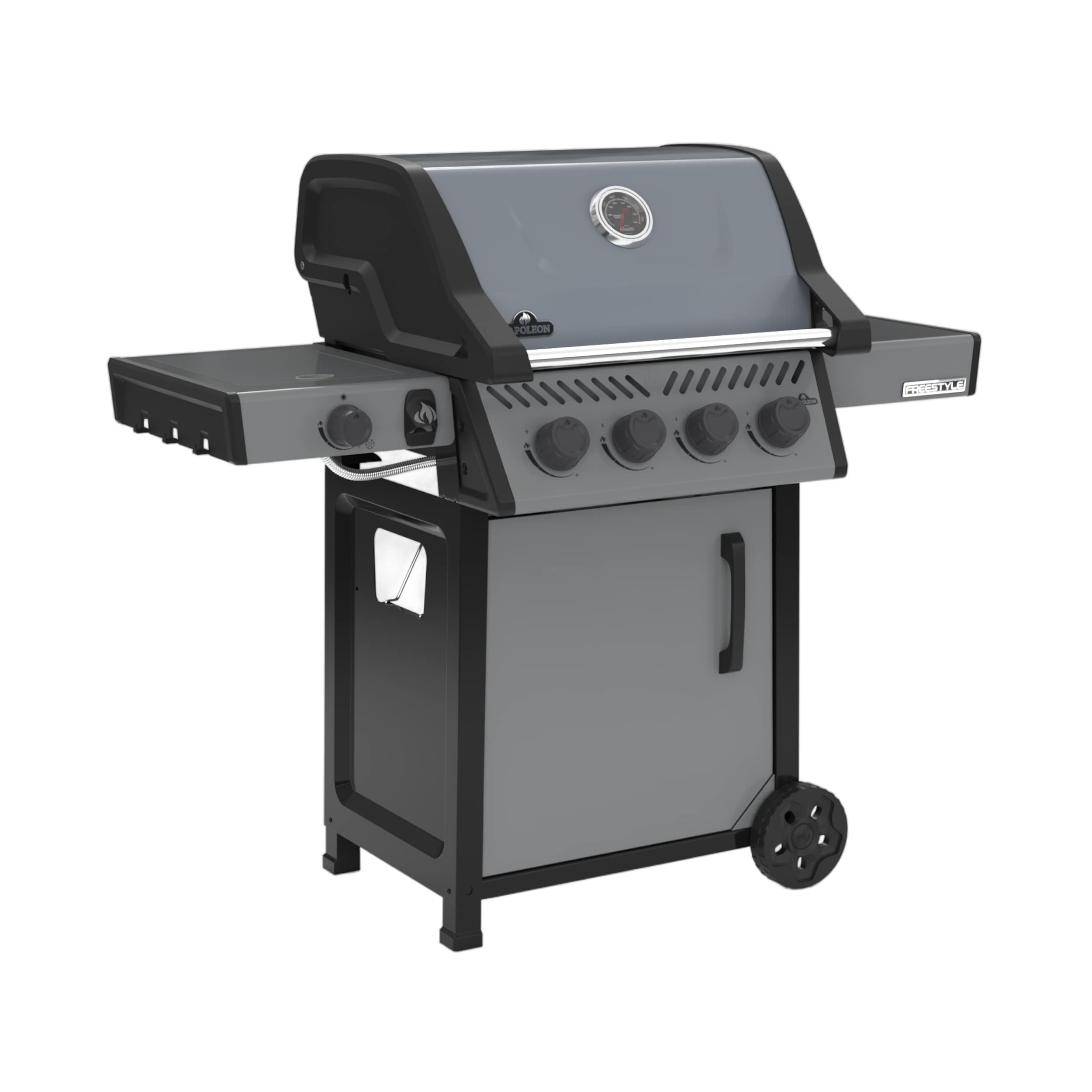 NAPOLEON Freestyle 425 Graphite Grey 4 -Burner Liquid Propane Gas Grill 1 -Side Burner