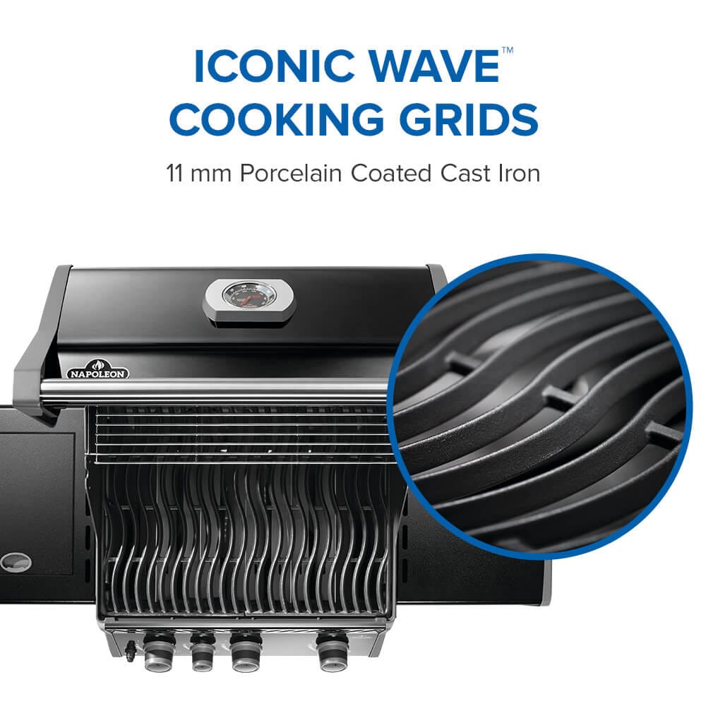 NAPOLEON Rogue Black 3 -Burner Natural Gas Grill