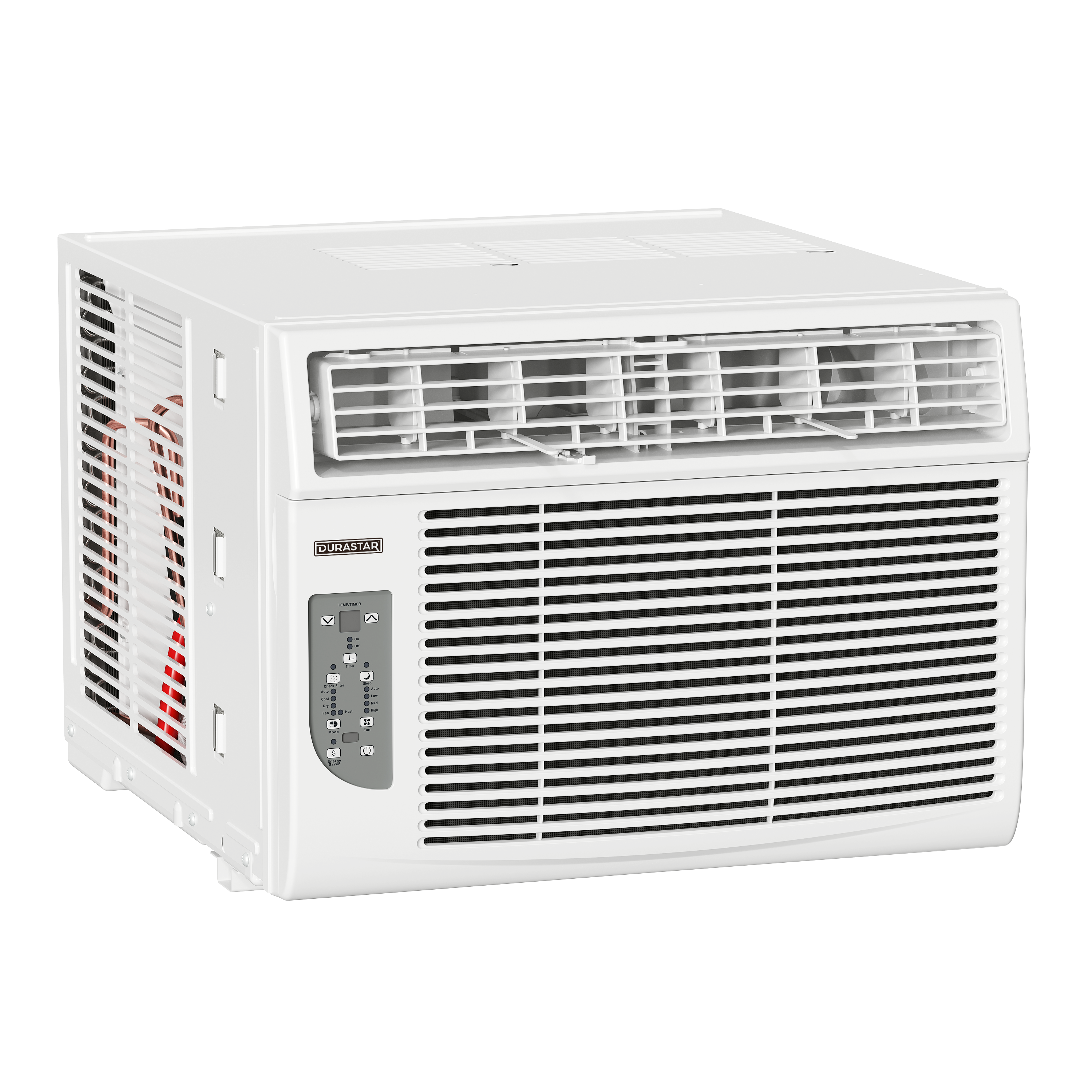 DURASTAR Large Room Window Air Conditioner with Heater, Remote Included ( 230-Volt , 12000-BTU )