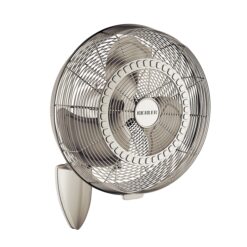 Kichler Pola 18-in Plug in Indoor or Outdoor Silver Wall Mounted Fan
