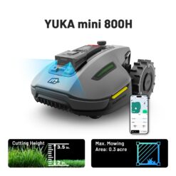 MAMMOTION YUKA mini RTK + AI Vision Robotic Lawn Mower (1/8 to 1/4 acre)