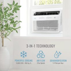 Keystone Inverter Medium Room Window Air Conditioner , Remote Included ( 115-Volt , 10000-BTU )