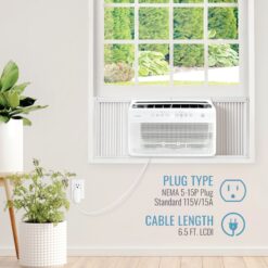Keystone Inverter Medium Room Window Air Conditioner , Remote Included ( 115-Volt , 10000-BTU )