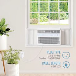 Keystone Inverter Large Room Window Air Conditioner , Remote Included ( 115-Volt , 12000-BTU )