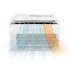 Keystone Inverter Medium Room Window Air Conditioner with Heater, Remote Included ( 115-Volt , 8000-BTU )