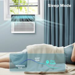 Antarctic Star 12000-BTU 115-Volt Medium Room Window Air Conditioner Remote Included