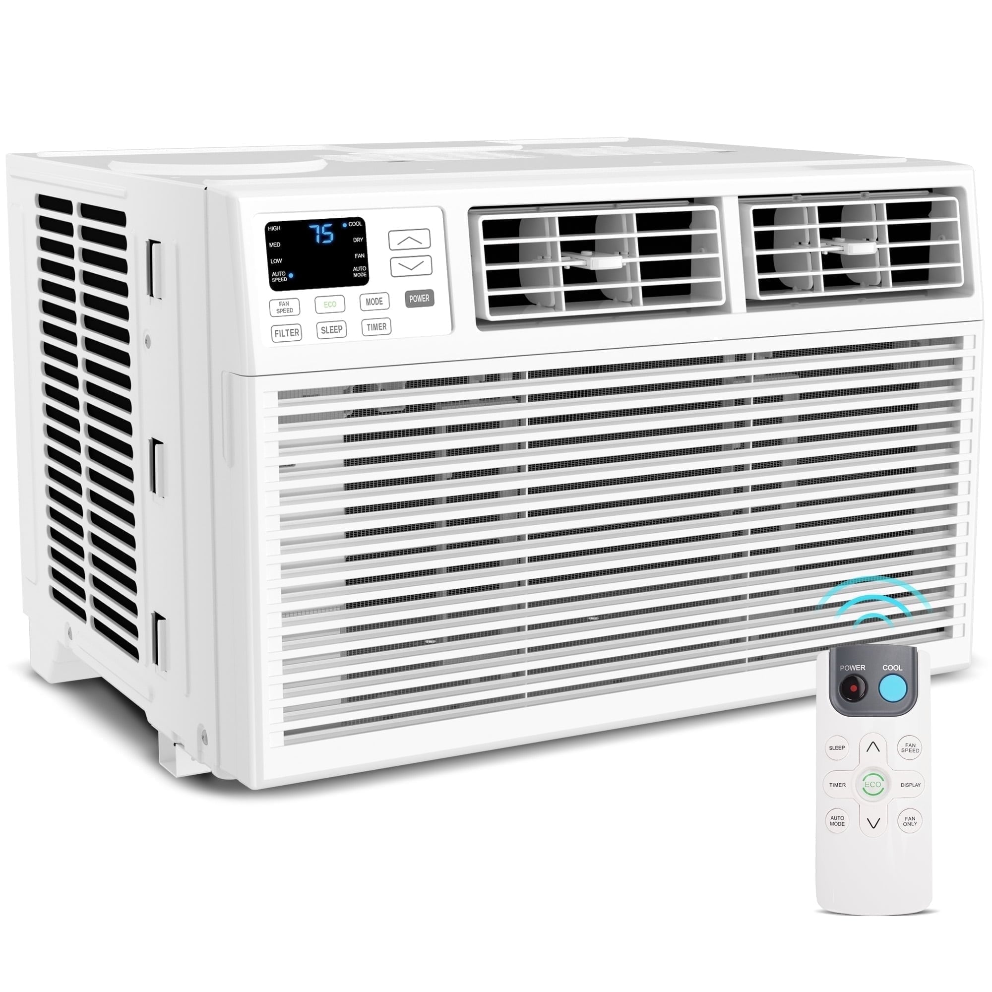 Antarctic Star 6000-BTU 115-Volt Small Room Window Air Conditioner Remote Included