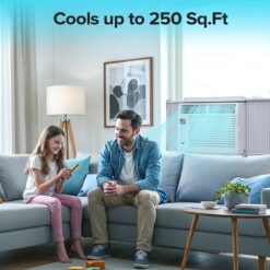 Antarctic Star 6000-BTU 115-Volt Small Room Window Air Conditioner Remote Included