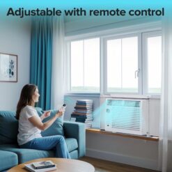 Antarctic Star 6000-BTU 115-Volt Small Room Window Air Conditioner Remote Included