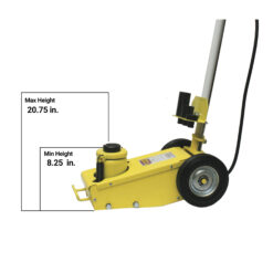 ESCO Yellow 22-Ton Steel Air/Hydraulic Floor jack