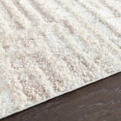 Origin 21 Alabaster Stone 9 x 12 (ft) Loomed Polyester Neutral Rectangular Indoor Geometric Industrial Spot Clean Only Pet Friendly Area rug