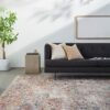 Origin 21 River Embers 10 x 13 (ft) Loomed Polyester Multi Rectangular Indoor Abstract Mid-Century Modern Spot Clean Only Pet Friendly Area rug