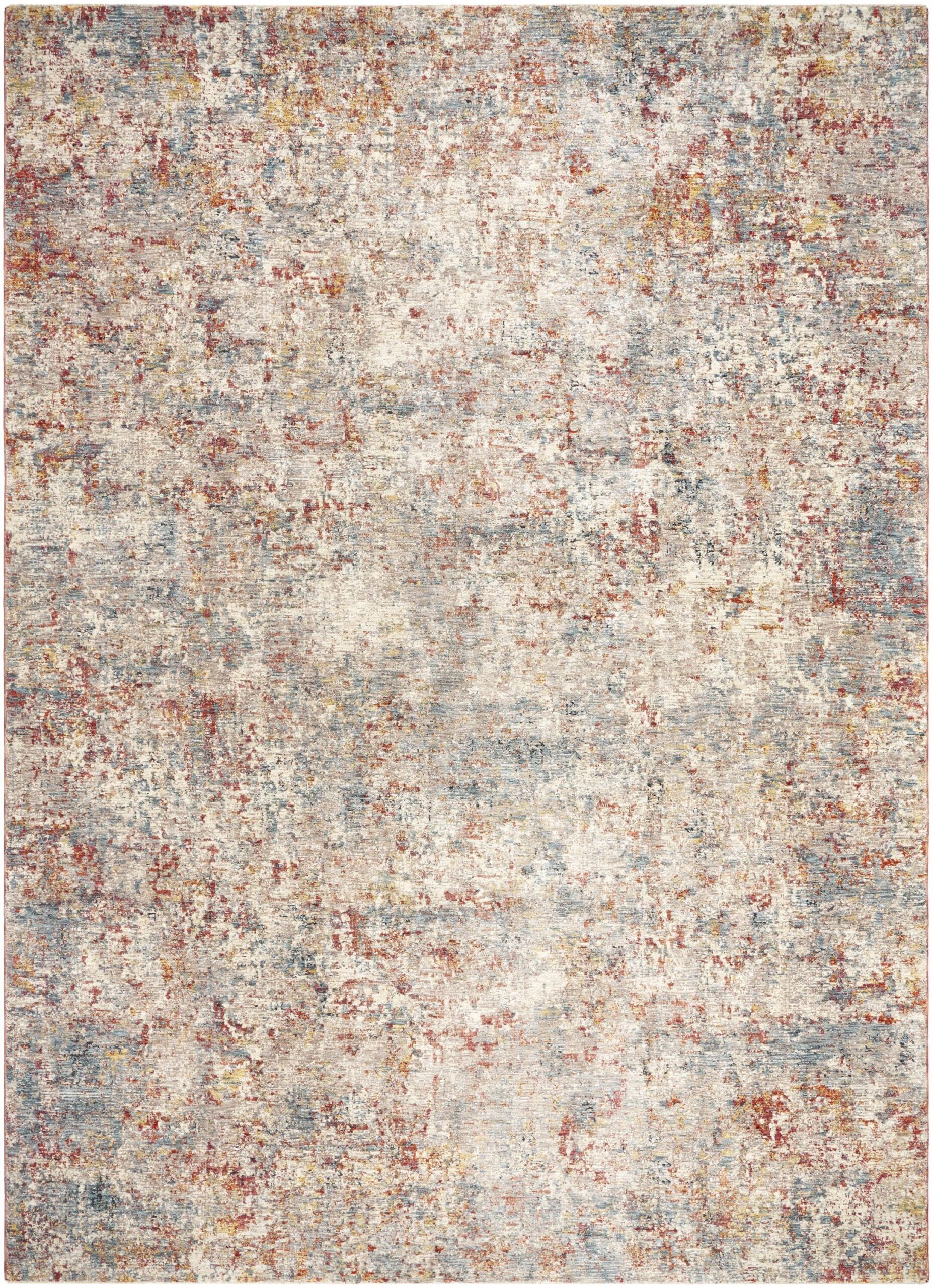 Origin 21 River Embers 10 x 13 (ft) Loomed Polyester Multi Rectangular Indoor Abstract Mid-Century Modern Spot Clean Only Pet Friendly Area rug