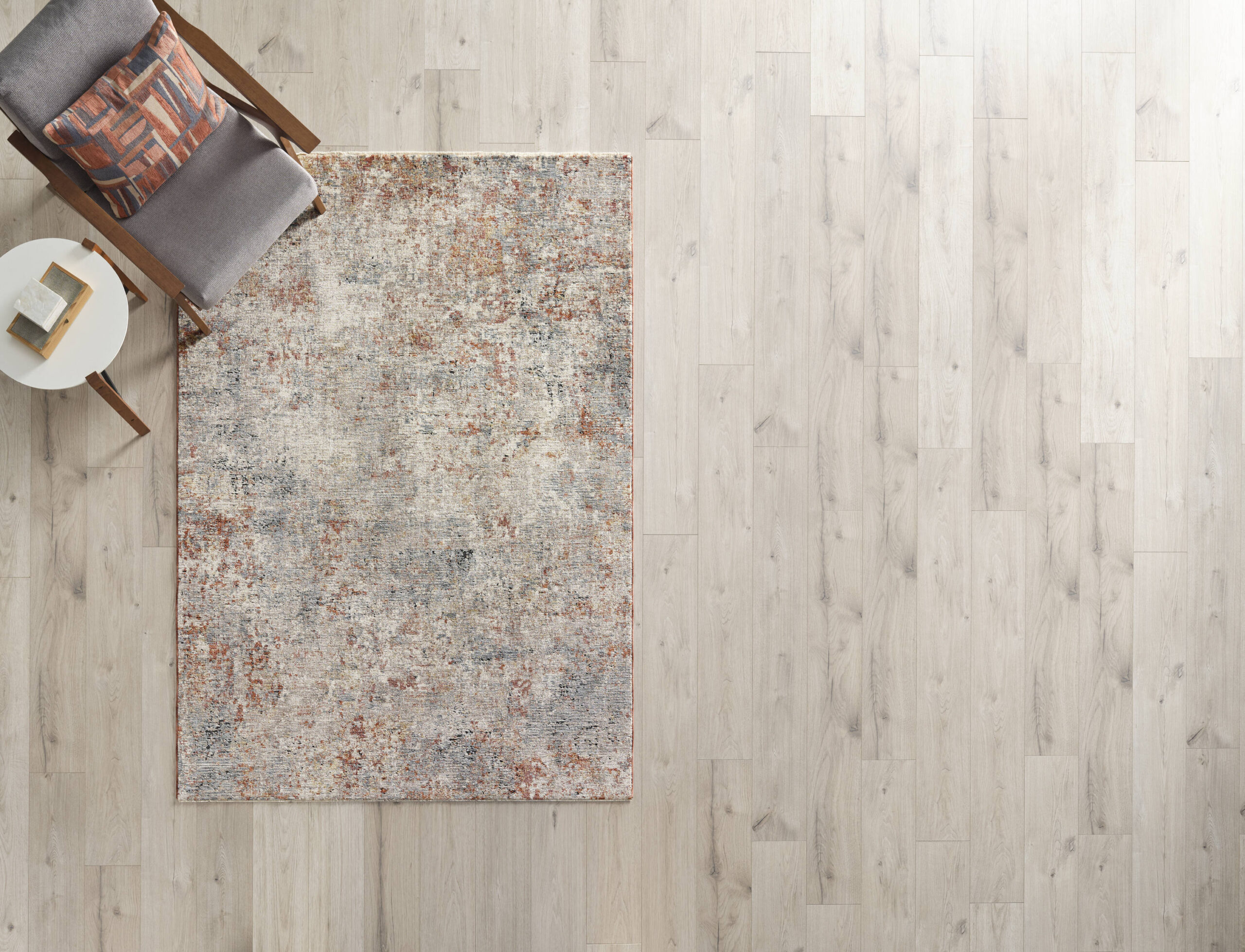 Origin 21 River Embers 10 x 13 (ft) Loomed Polyester Multi Rectangular Indoor Abstract Mid-Century Modern Spot Clean Only Pet Friendly Area rug