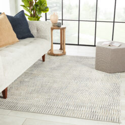 Origin 21 Frosted Vision 9 x 12 (ft) Loomed Polyester ivory, gray, gold, light blue, and a hint of dark charcoal. Rectangular Indoor Abstract Global Spot Clean Only Pet Friendly Area rug
