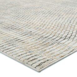 Origin 21 Frosted Vision 9 x 12 (ft) Loomed Polyester ivory, gray, gold, light blue, and a hint of dark charcoal. Rectangular Indoor Abstract Global Spot Clean Only Pet Friendly Area rug