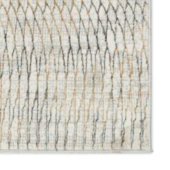 Origin 21 Frosted Vision 9 x 12 (ft) Loomed Polyester ivory, gray, gold, light blue, and a hint of dark charcoal. Rectangular Indoor Abstract Global Spot Clean Only Pet Friendly Area rug