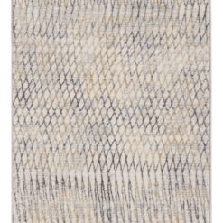 Origin 21 Frosted Vision 9 x 12 (ft) Loomed Polyester ivory, gray, gold, light blue, and a hint of dark charcoal. Rectangular Indoor Abstract Global Spot Clean Only Pet Friendly Area rug