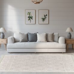 Origin 21 Auckland Wool 9 x 12 (ft) Loomed Wool White Rectangular Indoor Geometric Moroccan Spot Clean Only Pet Friendly Area rug