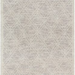 Origin 21 Auckland Wool 9 x 12 (ft) Loomed Wool White Rectangular Indoor Geometric Moroccan Spot Clean Only Pet Friendly Area rug