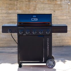 Charbroil FlavorMax Performance Series Black 5 -Burner Liquid Propane Gas Grill 1 -Side Burner