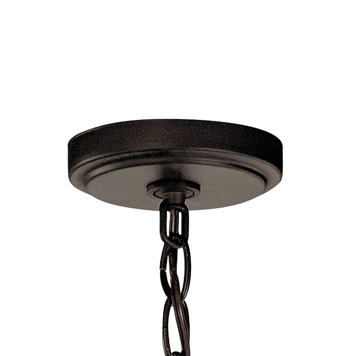 Kichler Winslow 3 -Light Bronze Cage Seeded glass Metal Chandelier