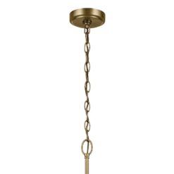 Kichler Winslow 3 -Light Polished Gold Seeded glass Steel Chandelier