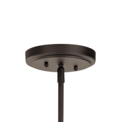 Kichler Winslow 8 -Light Bronze Seeded glass Metal Chandelier