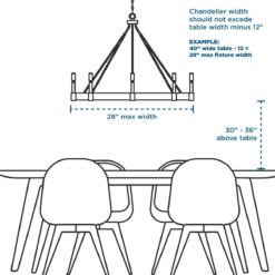Kichler Braelyn 3 -Light Bronze Seeded glass Metal Chandelier