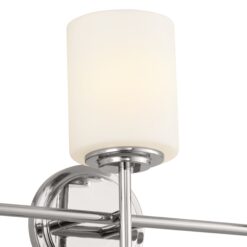 Kichler Ali 23.25-in 3 Light Polished Nickel Traditional Bathroom Vanity light