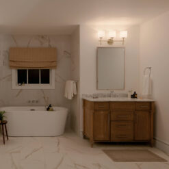 Kichler Ali 23.25-in 3 Light Polished Nickel Traditional Bathroom Vanity light