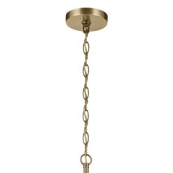 Kichler Crosby 5 -Light Brushed Gold Clear glass Steel Chandelier