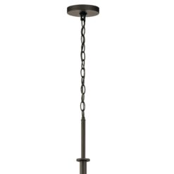 Kichler Crosby 5 -Light Bronze Clear glass Metal Chandelier