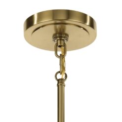 Kichler Eastmont 3 -Light Brushed Gold Clear glass Steel Chandelier