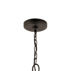 Kichler Winslow 9 -Light Brushed Bronze Seeded glass Metal Chandelier