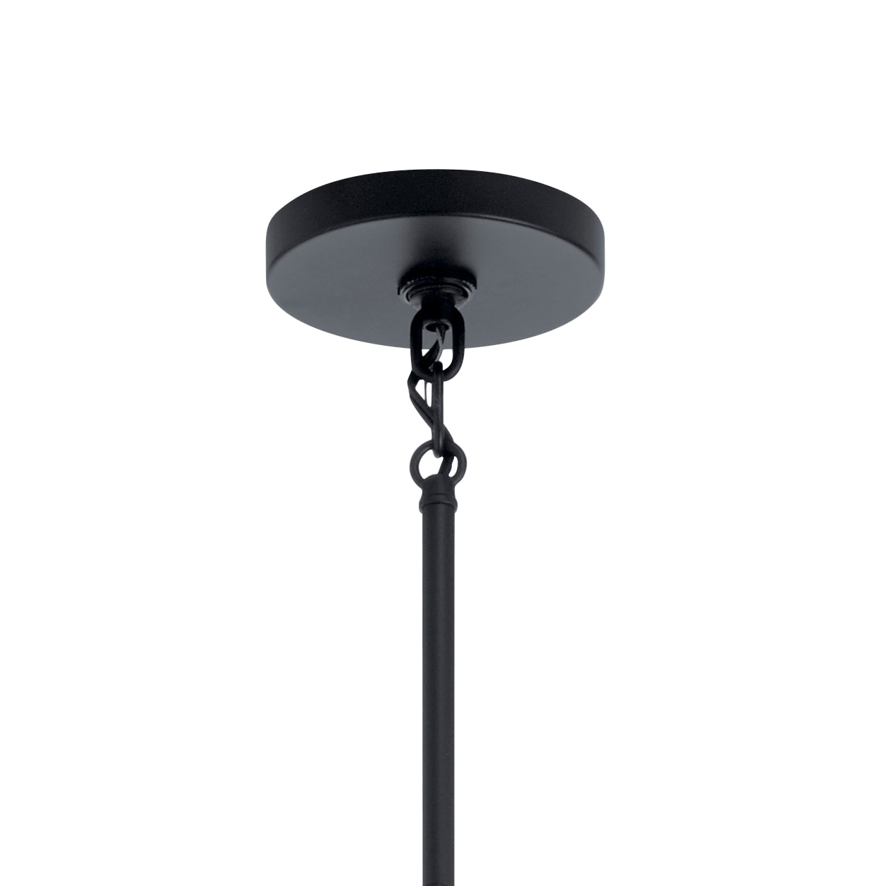 Kichler Armand 8 -Light Black Metal Chandelier
