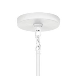 Kichler Armand 8 -Light Brushed White Steel Chandelier