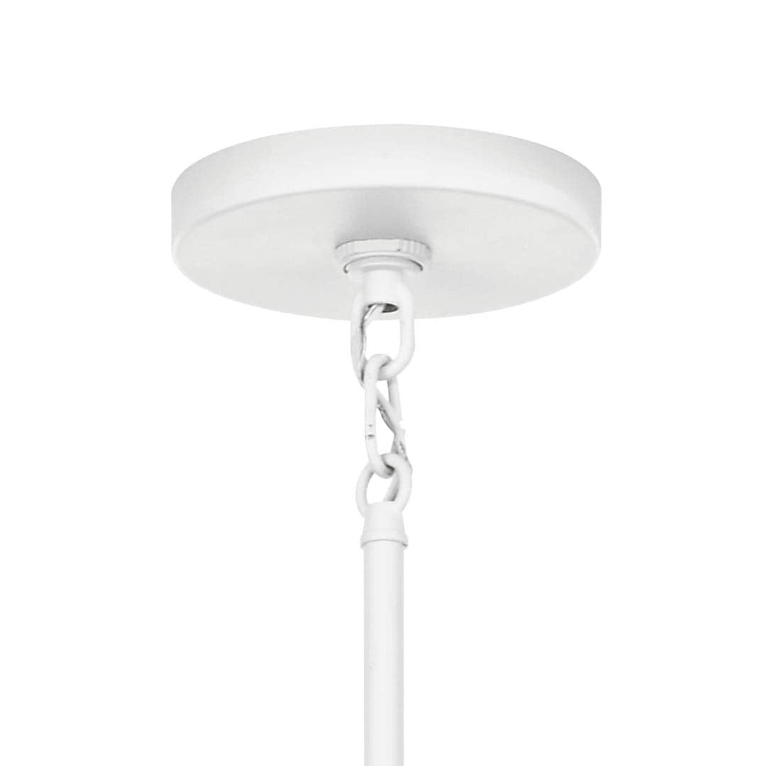 Kichler Armand 8 -Light Brushed White Steel Chandelier