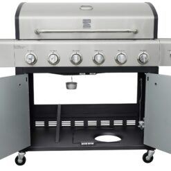 Kenmore Stainless steel 6 -Burner Liquid Propane Gas Grill 1 -Side Burner
